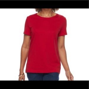 Women's Croft & Barrow Essential Classic Crewneck